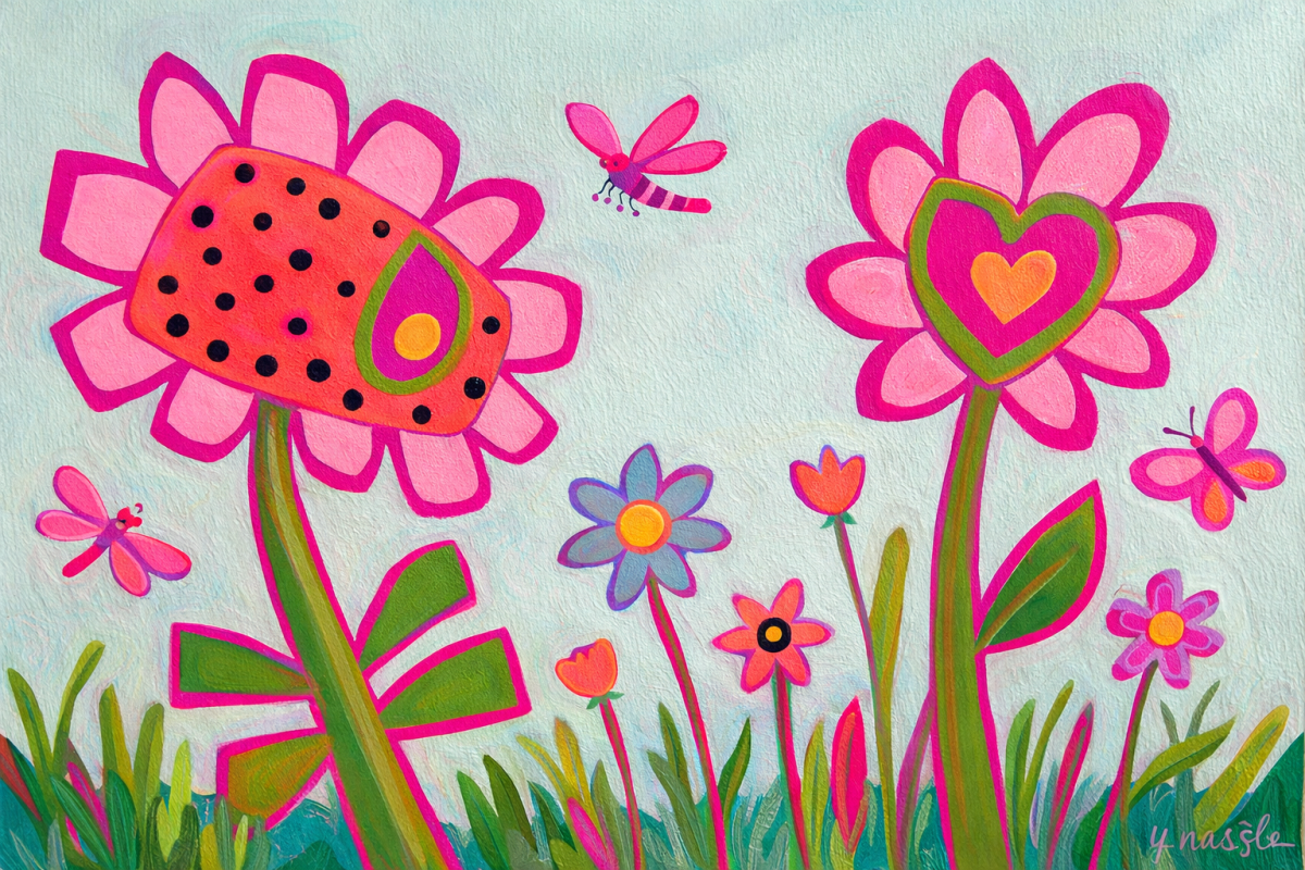 Whimsical Blossom Garden