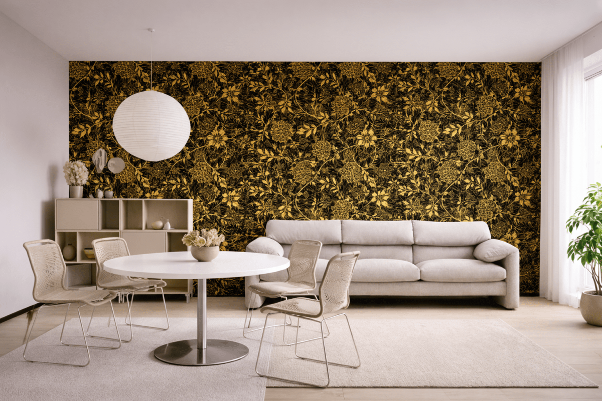 Gilded Vines Motif
