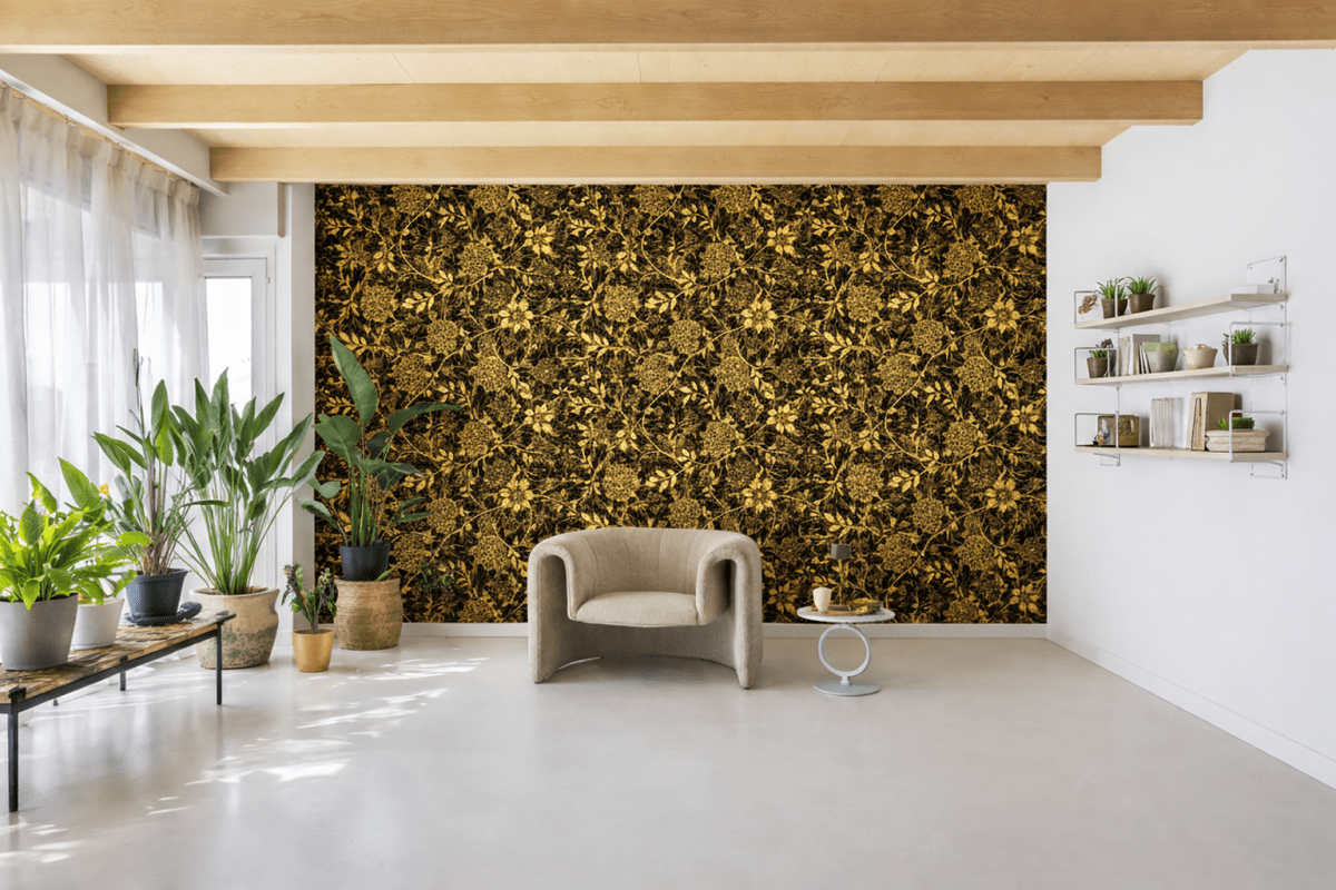 Gilded Vines Motif