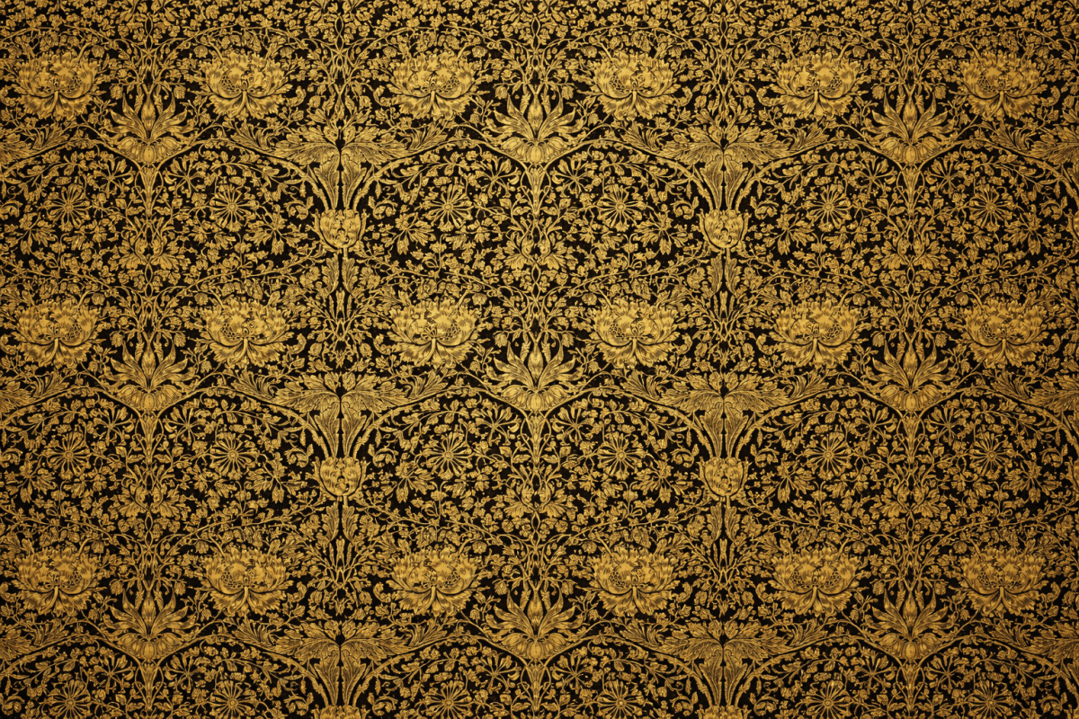 Golden Embroidery Pattern