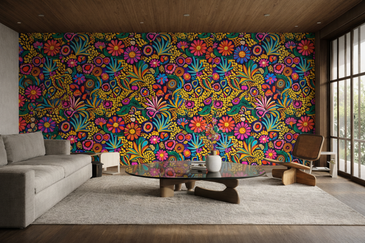 Vibrant Mosaic Flora