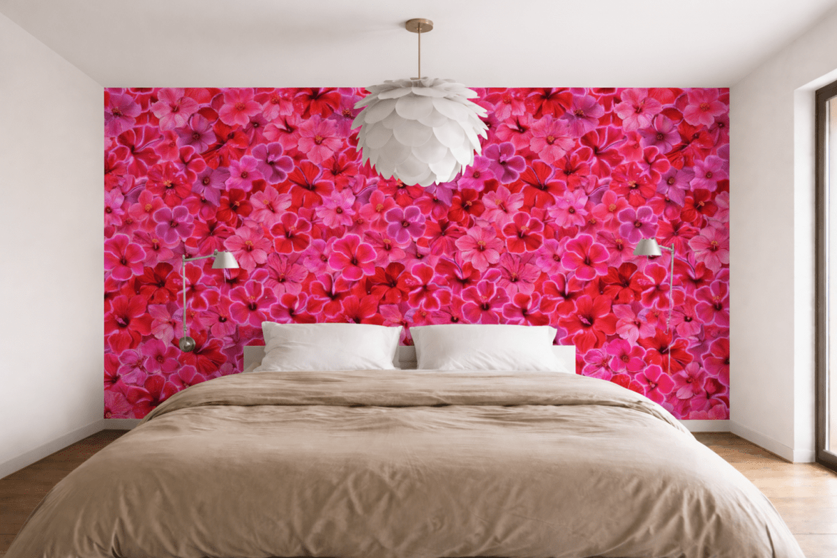 Saffron Petal Tapestry