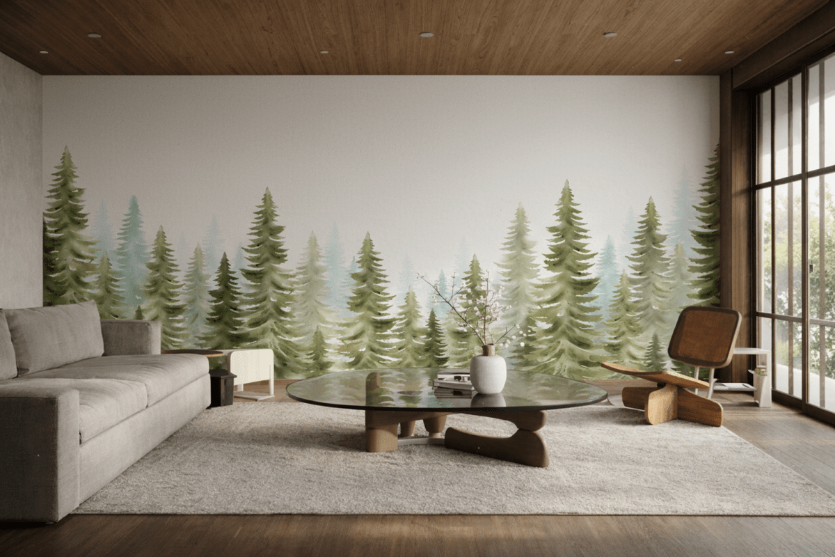 Frosted Pine Shadows