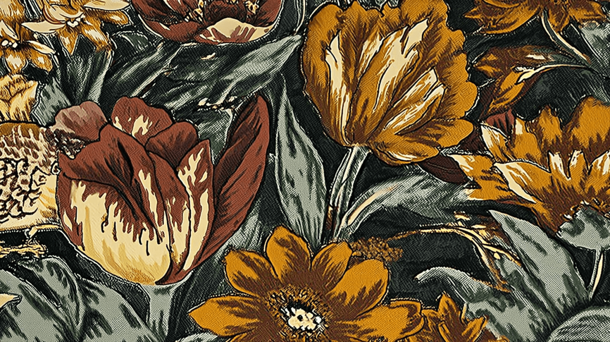 Glowing Blossom Tapestry