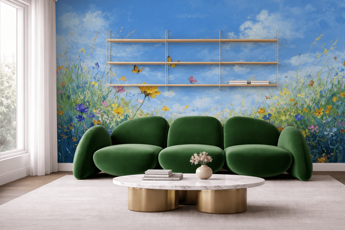 Butterfly Meadow Sky