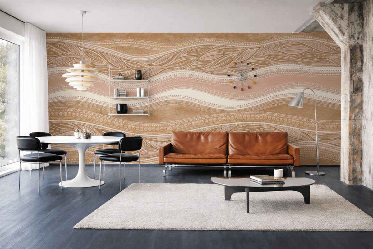 Wavy Leaf Tapestry