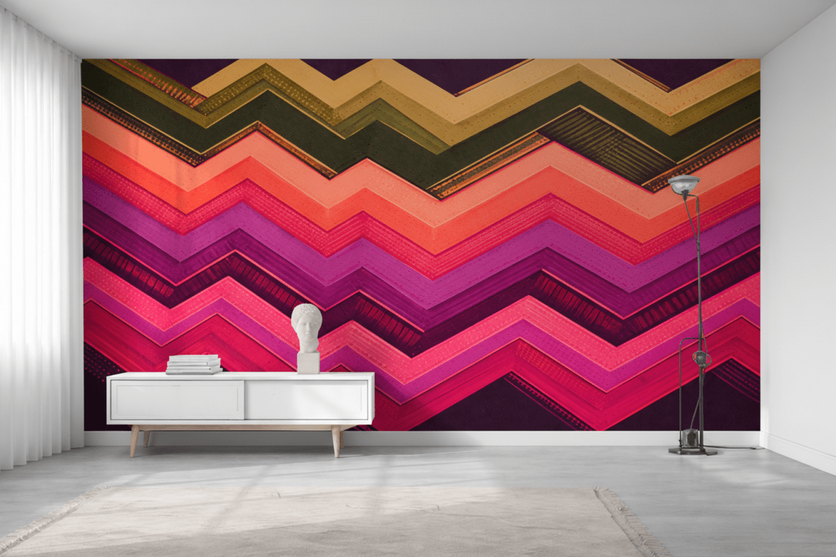 Frosted Zigzag Tapestry