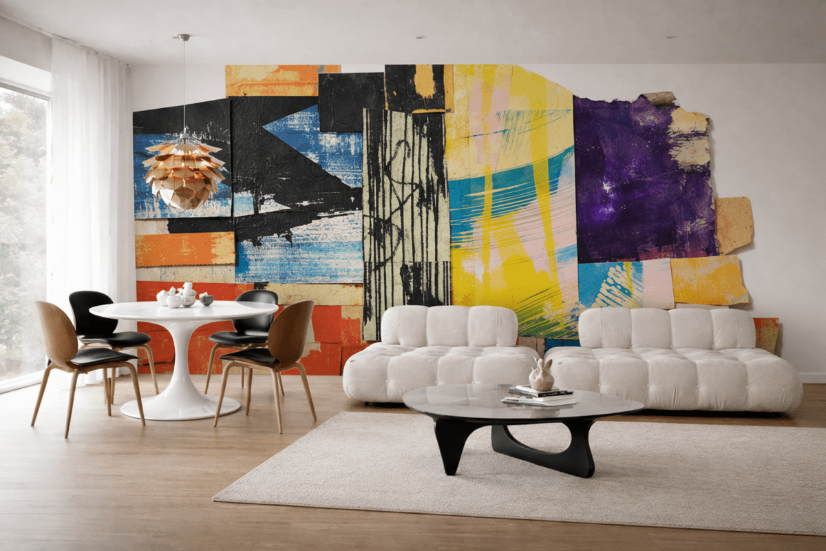 Fragmented Mineral Canvas