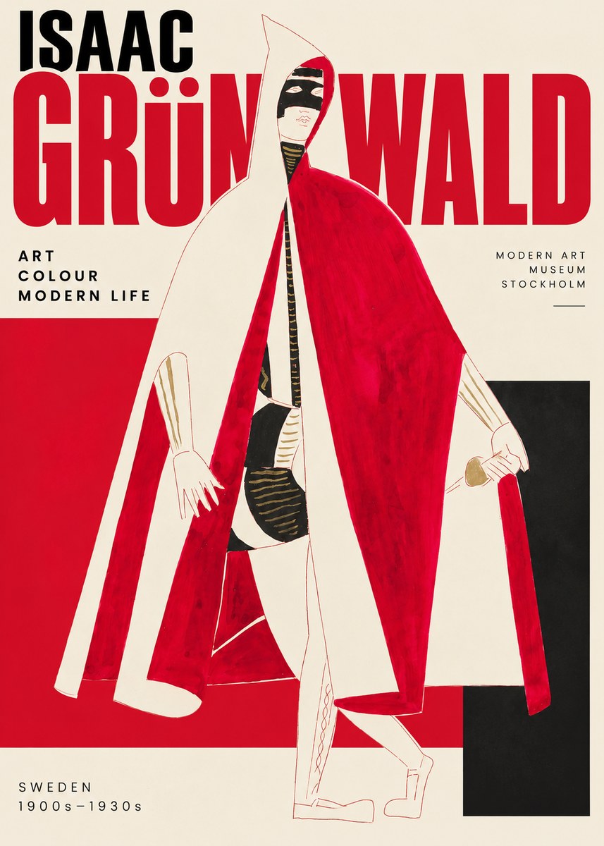 Isaac Grünewald Costume Design I No2 - Plakát
