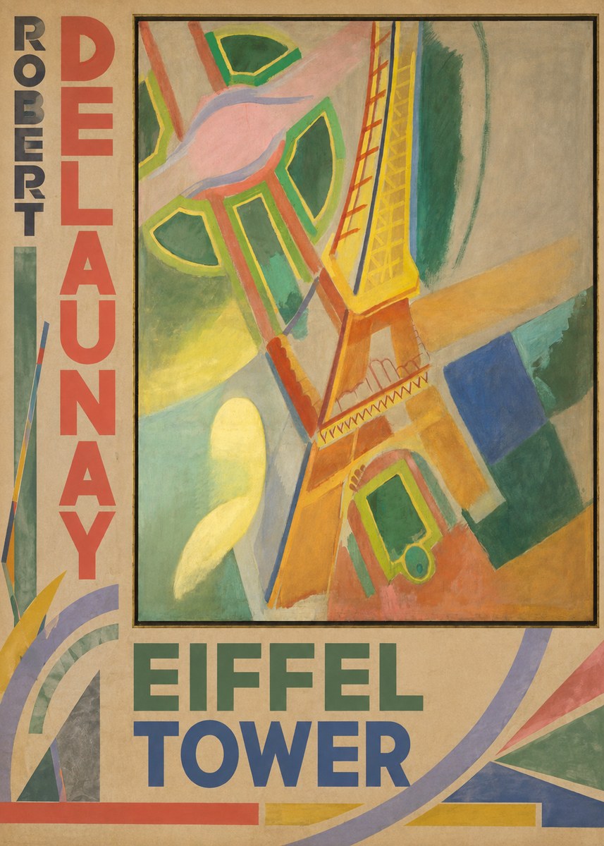 Robert Delaunay Eiffel Tower No4 - Plakát