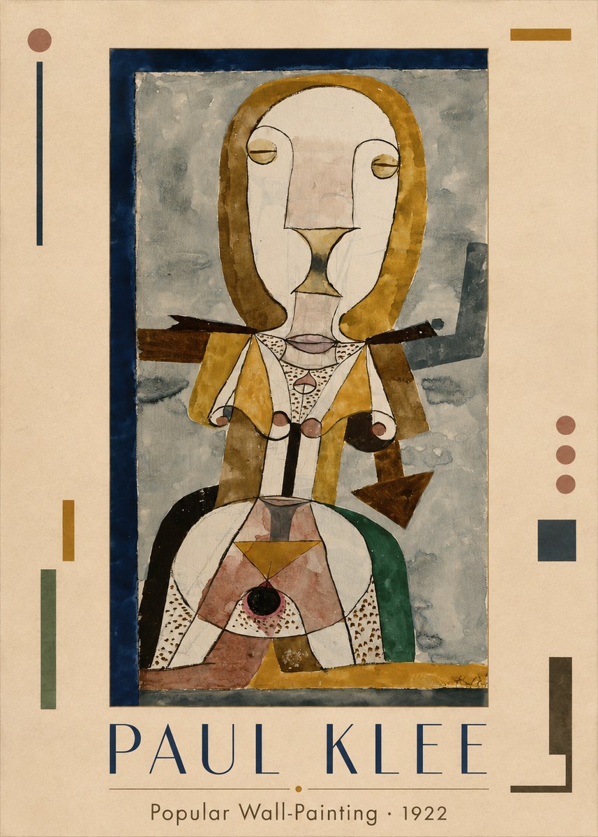 Paul Klee Popular Wall-painting No1 - Plakát