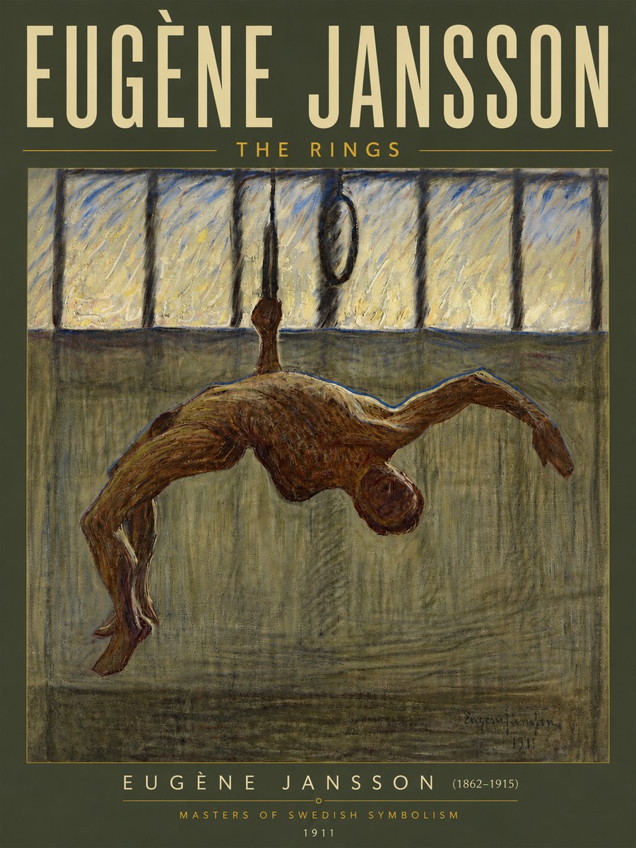 Eugène Jansson The Rings No5 - Plakát