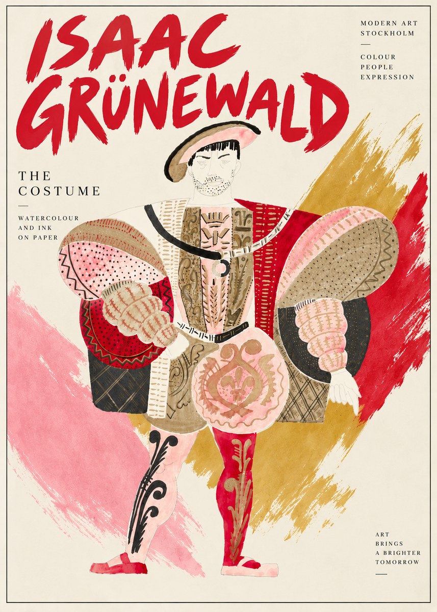 Isaac Grünewald The Costume I No5 - Plakát