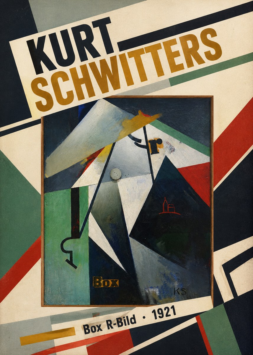 Kurt Schwitters Box R-bild No2 - Plakát
