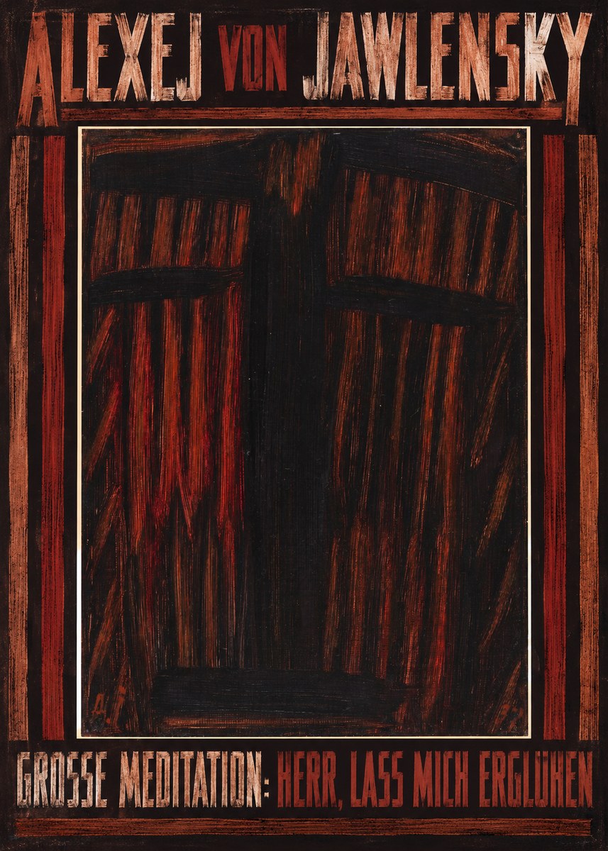 Alexej von Jawlensky Grosse Meditation: Herr, Lass Mich Erglühen No4 - Plakát