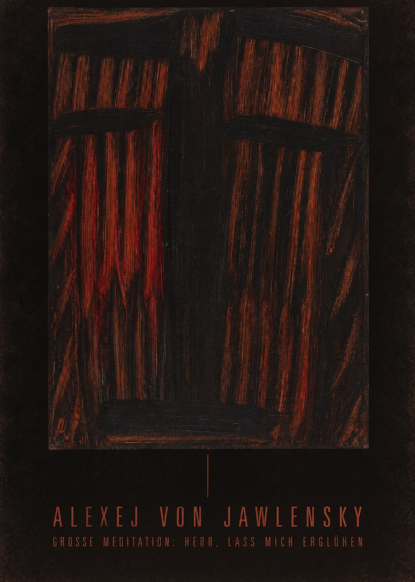 Alexej von Jawlensky Grosse Meditation: Herr, Lass Mich Erglühen No5 - Plakát