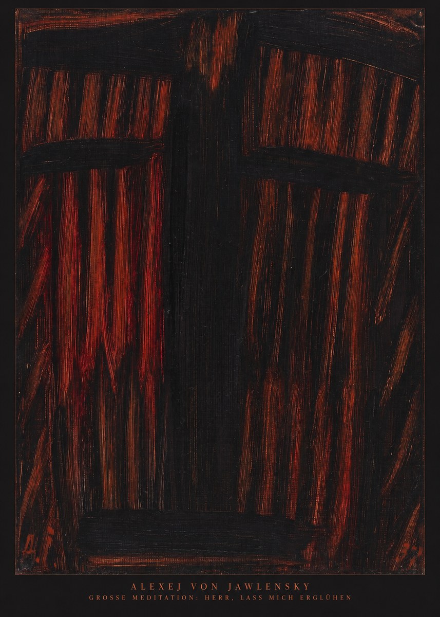 Alexej von Jawlensky Grosse Meditation: Herr, Lass Mich Erglühen No6 - Plakát