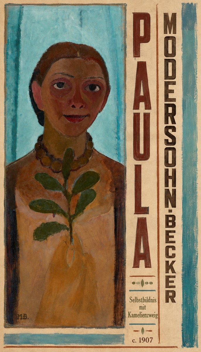 Paula Modersohn-Becker Selbstbildnis Mit Kamelienzweig No4 - Plakát