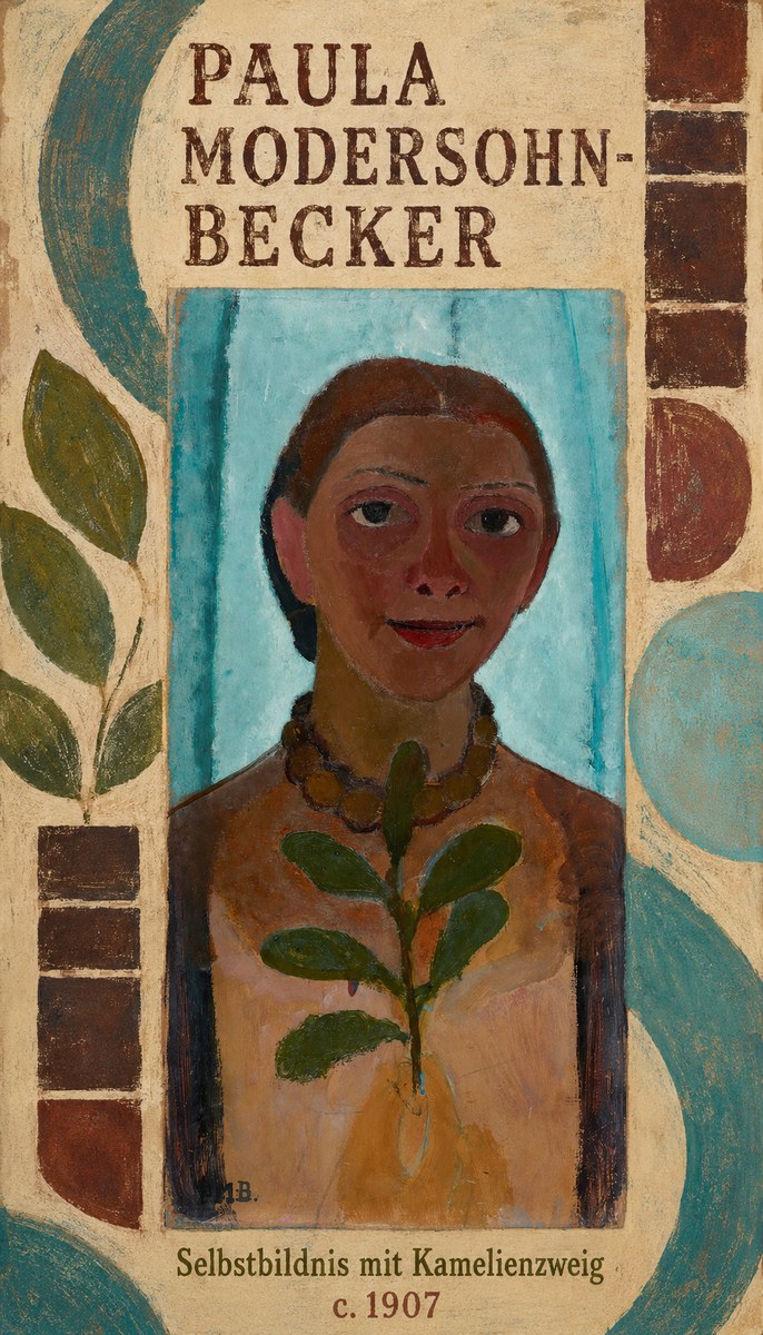 Paula Modersohn-Becker Selbstbildnis Mit Kamelienzweig No6 - Plakát
