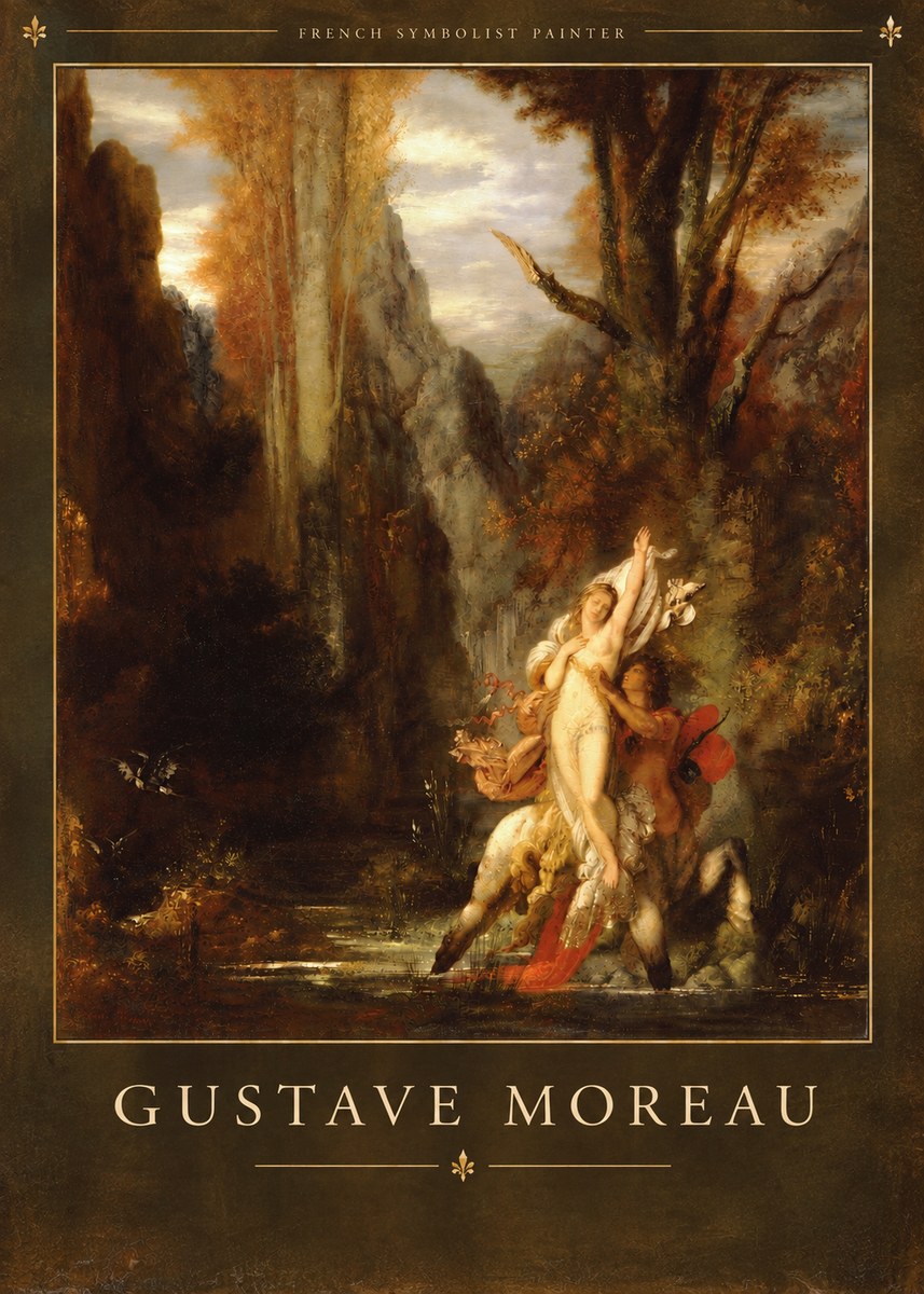 Gustave Moreau Jupiter and Semele I No6 - Plakát