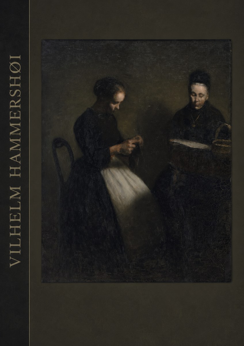 Vilhelm Hammershøi Two Women Knitting No2 - Plakát