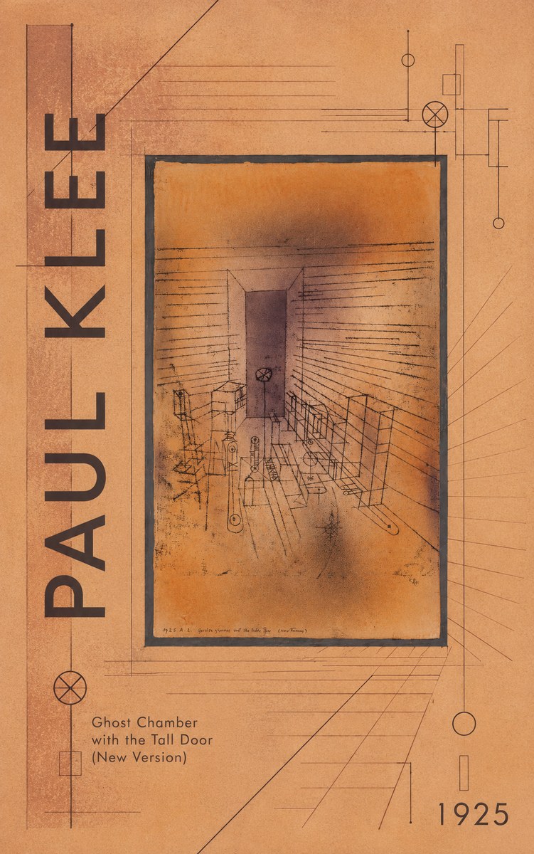 Paul Klee Ghost Chamber with the Tall Door (New Version) No4 - Plakát