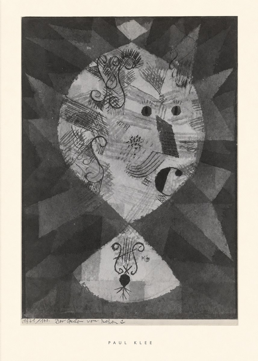 Paul Klee Der O Vom Hohen C No6 - Plakát
