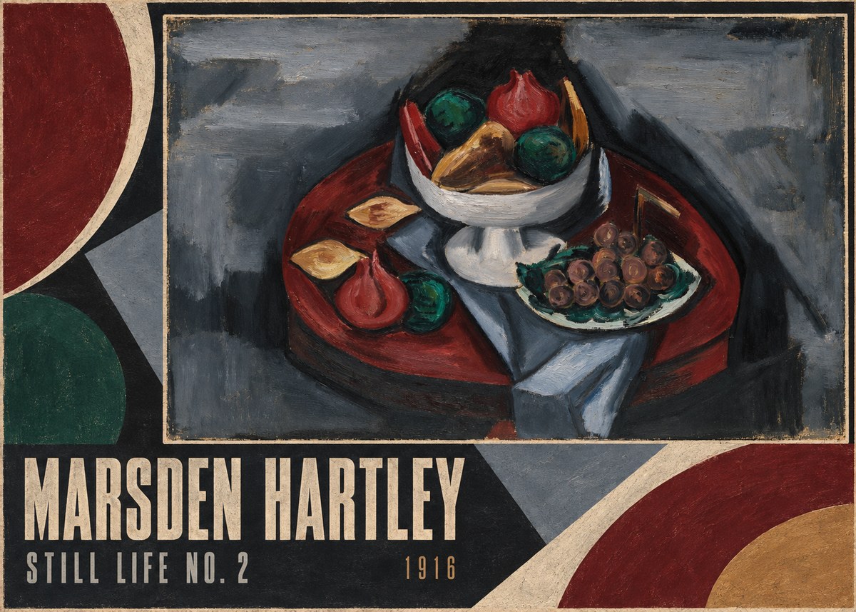 Marsden Hartley Still Life No. 2 No4 - Plakát