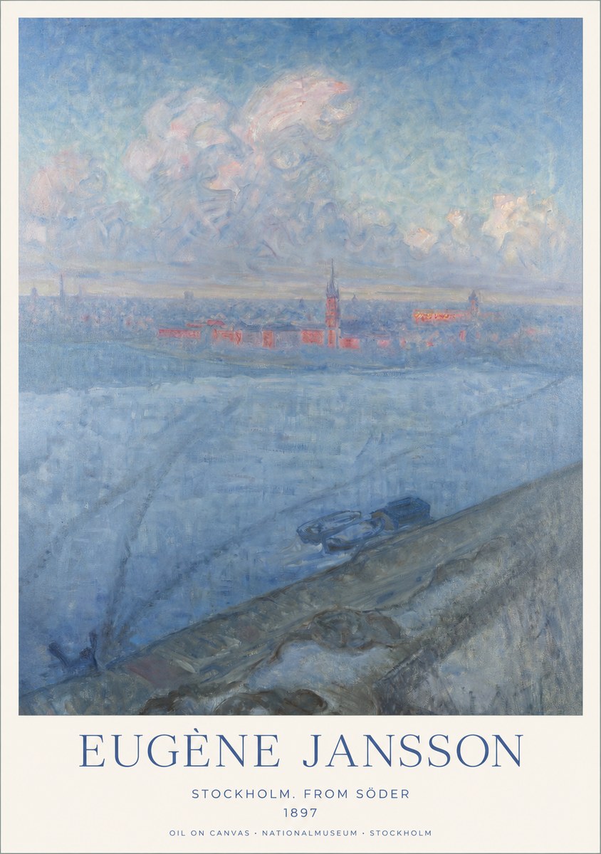 Eugène Jansson Stockholm. from Söder No1 - Plakát