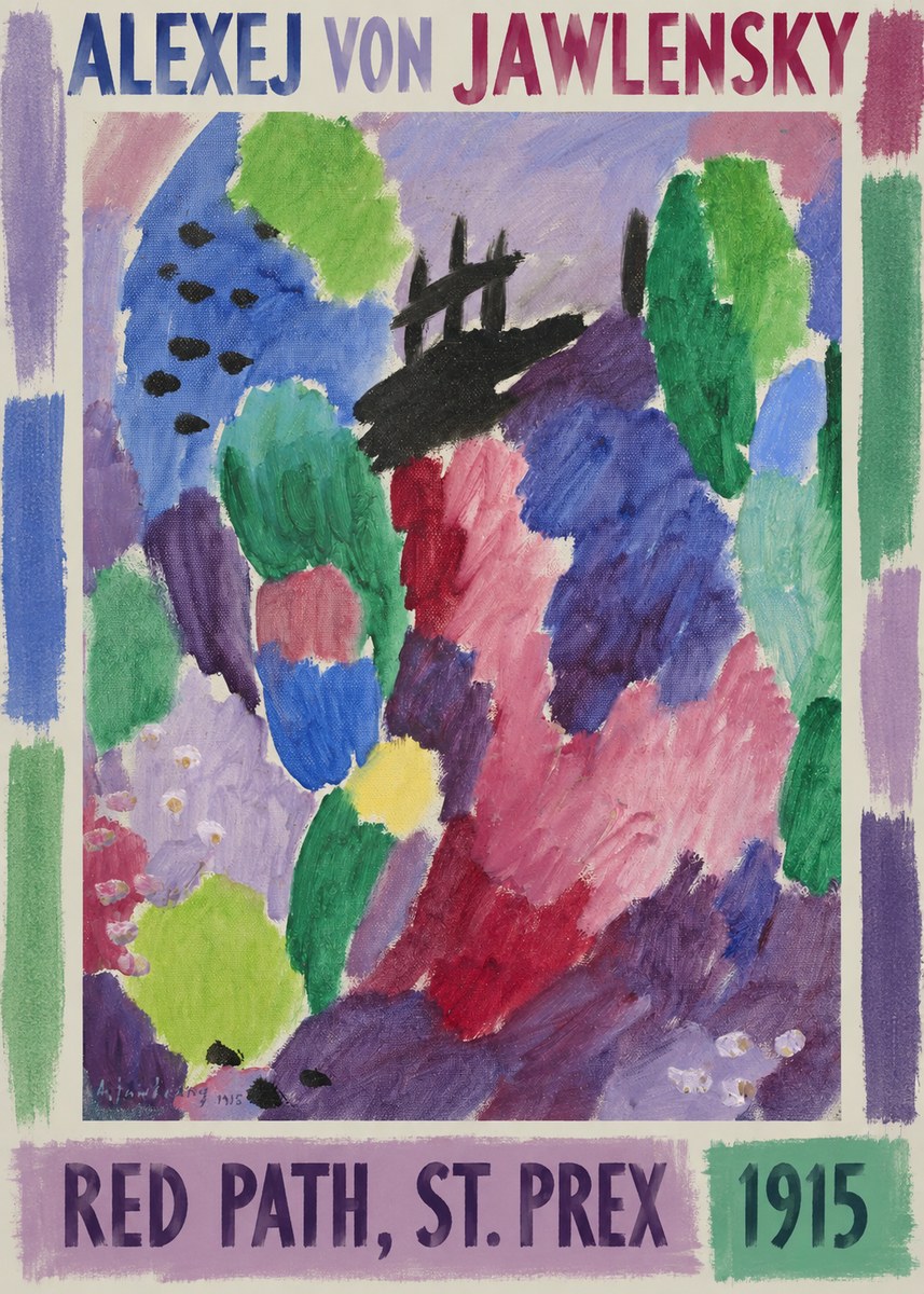 Alexej von Jawlensky Red Path, St. Prex I No1 - Plakát