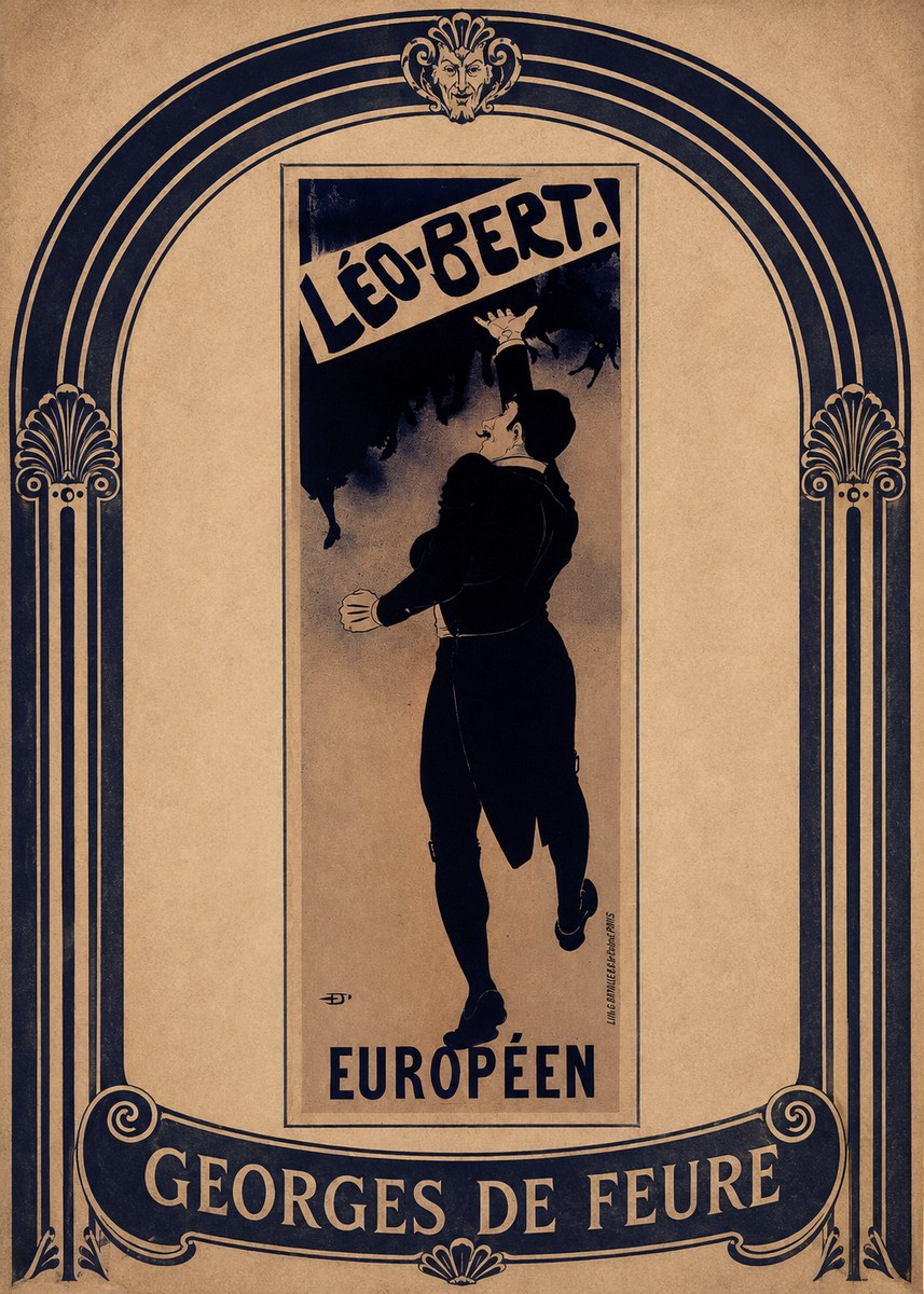 Georges de Feure Léo-bert! I No6 - Plakát
