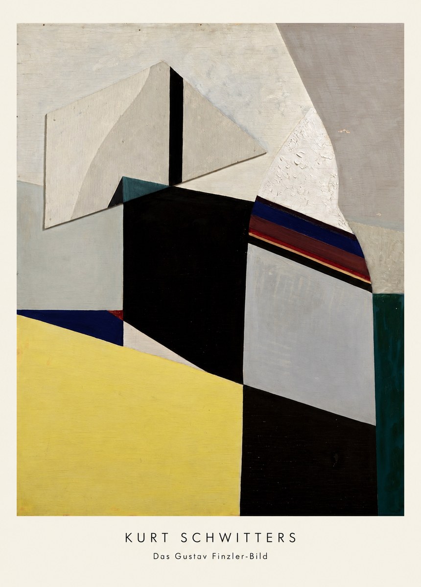 Kurt Schwitters Das Gustav Finzler-bild No6 - Plakát