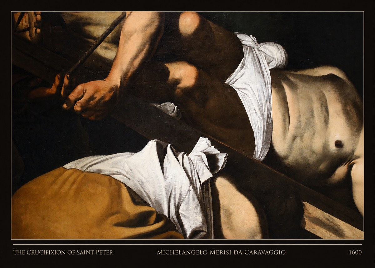 Michelangelo Merisi da Caravaggio The Crucifixion of Saint Peter I No4 - Plakát