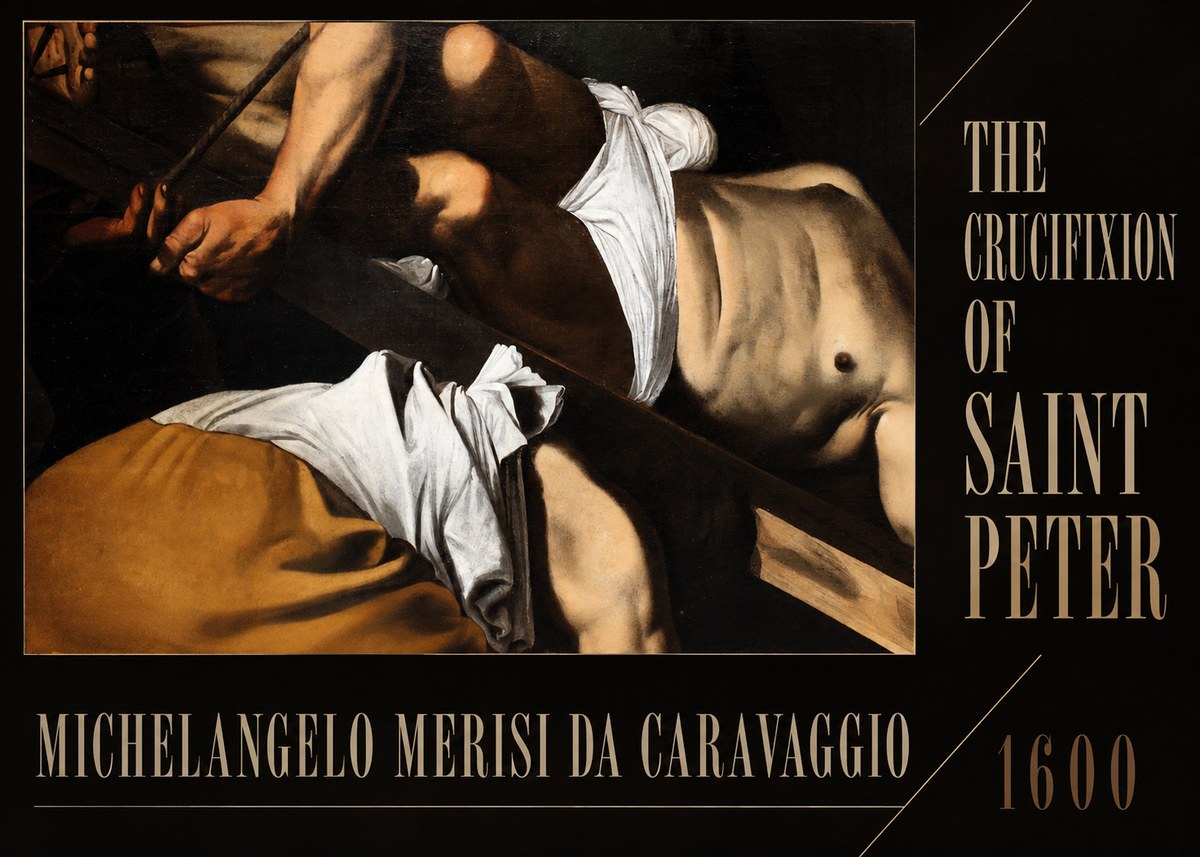 Michelangelo Merisi da Caravaggio The Crucifixion of Saint Peter I No5 - Plakát