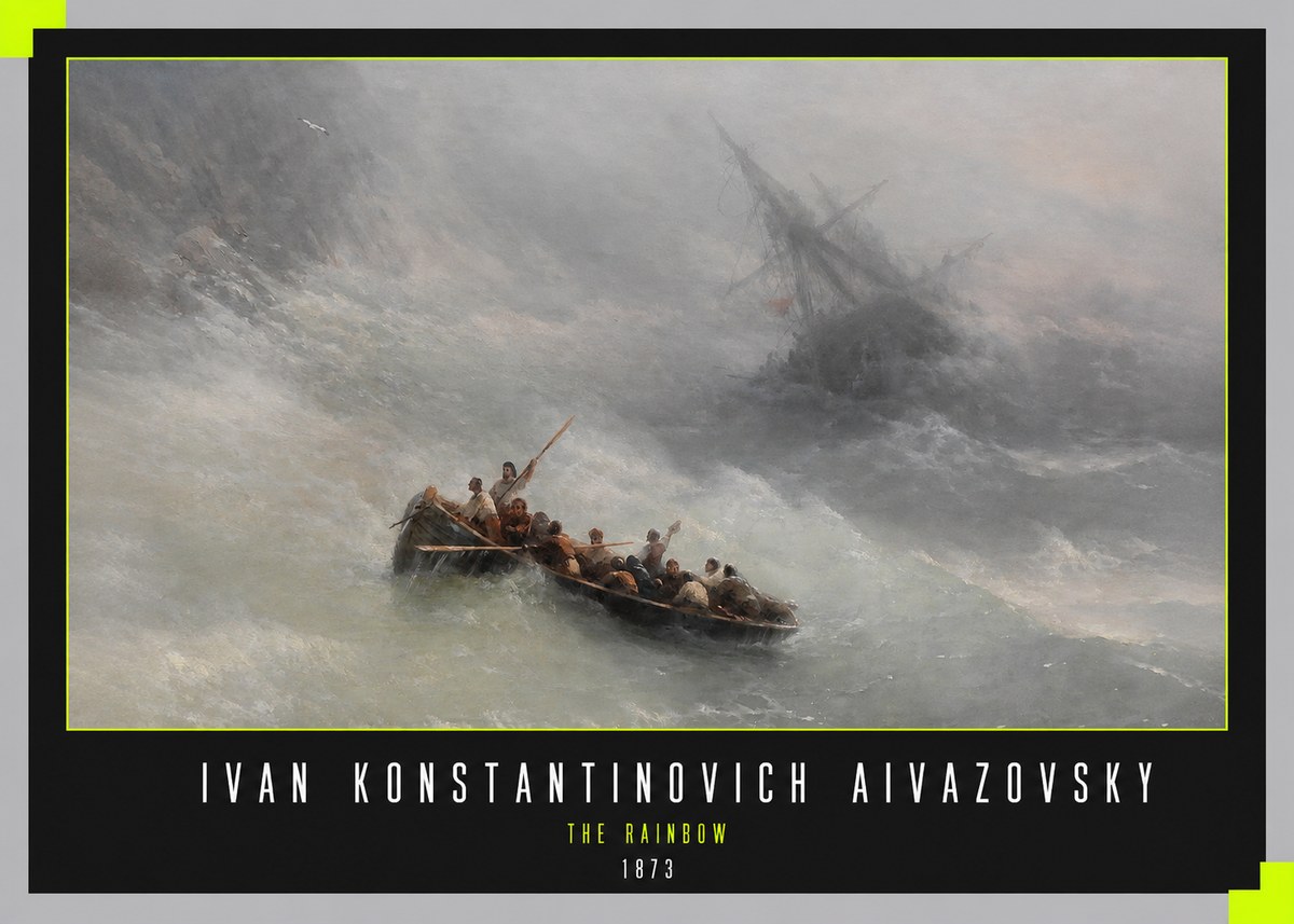 Ivan Konstantinovich Aivazovsky The Rainbow No4 - Plakát