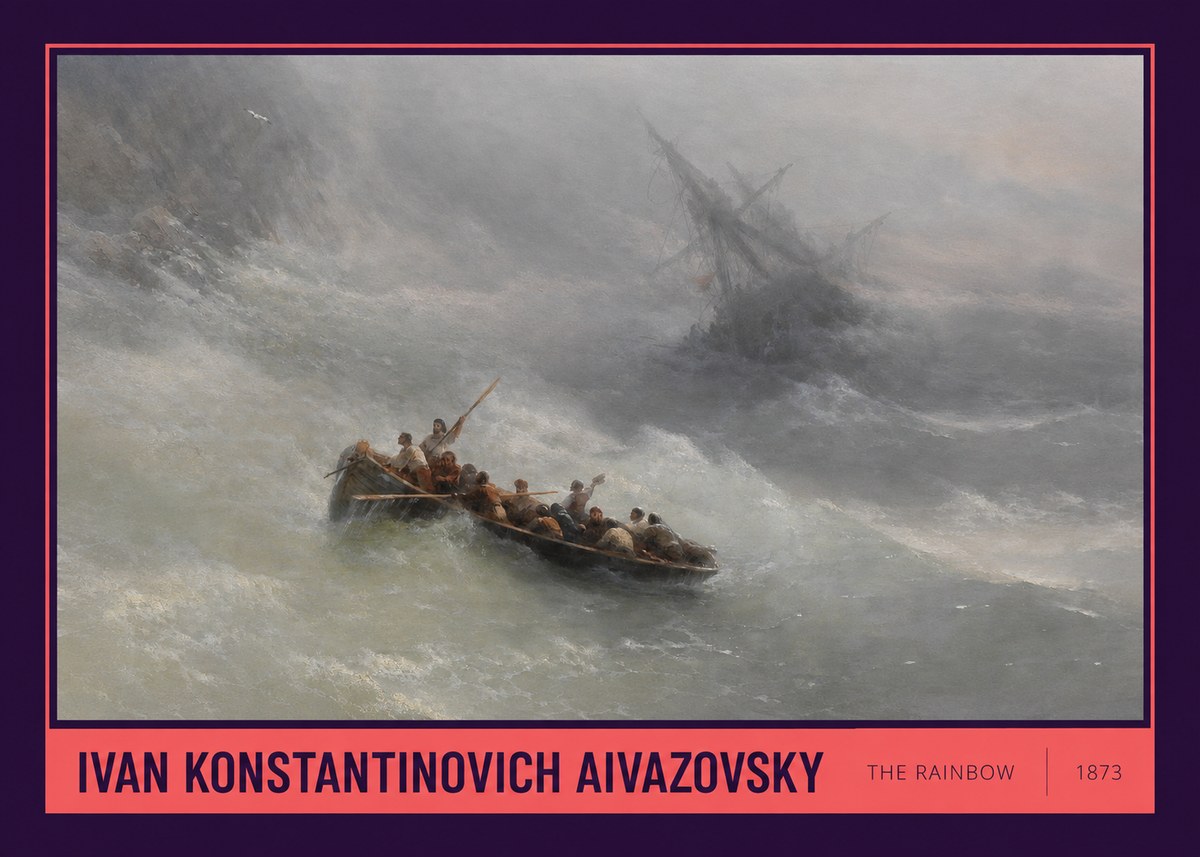 Ivan Konstantinovich Aivazovsky The Rainbow No6 - Plakát