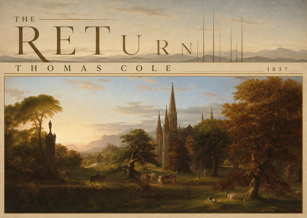 Thomas Cole The Return I No5 - Plakát