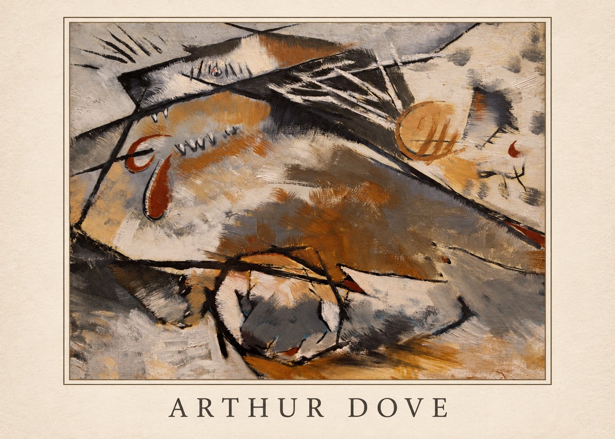 Arthur Dove Pagan Philosophy No3 - Plakát