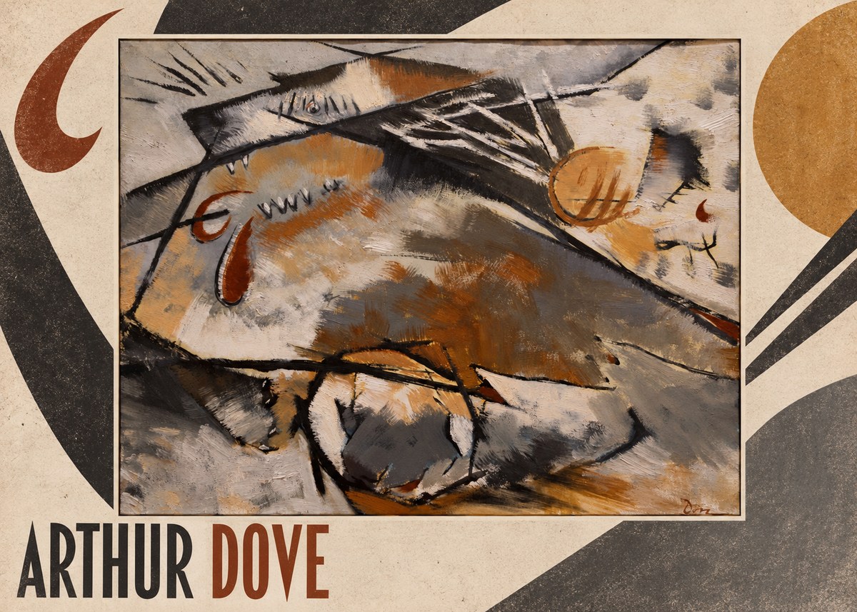 Arthur Dove Pagan Philosophy No4 - Plakát