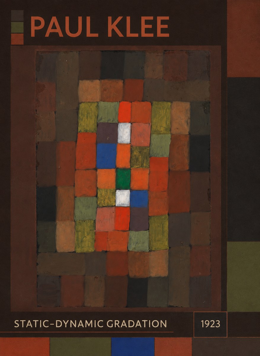 Paul Klee Static-dynamic Gradation No1 - Plakát