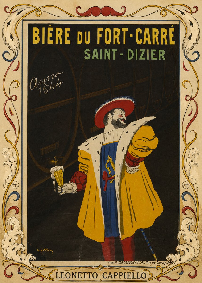 Leonetto Cappiello Bière Du Fort-carré Saint-dizier No5 - Plakát