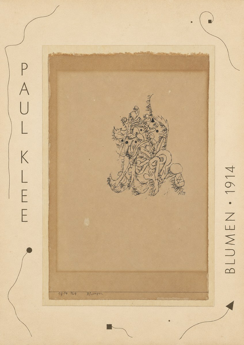Paul Klee Blumen I No3 - Plakát