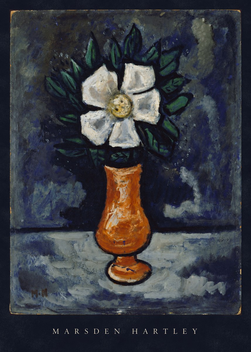 Marsden Hartley Flower in Vase No6 - Plakát
