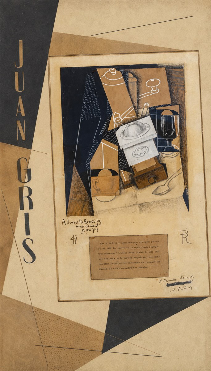 Juan Gris Still Life with Coffee Grinder I No2 - Plakát