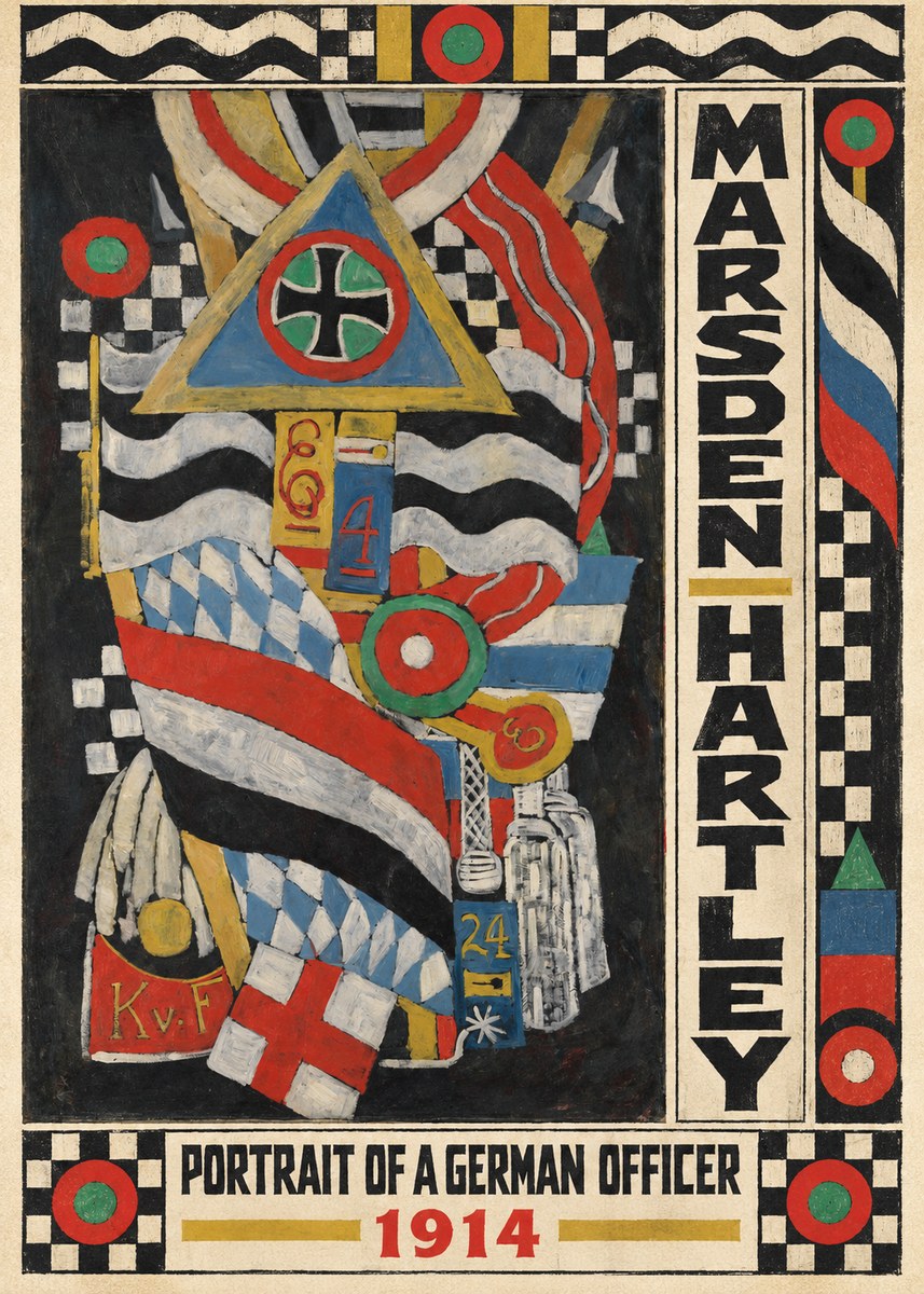 Marsden Hartley Portrait of a German Officer I No5 - Plakát