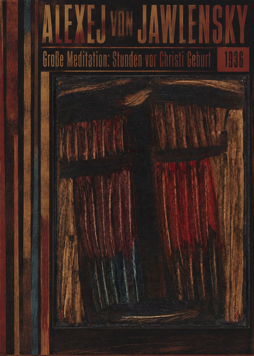 Alexej von Jawlensky Große Meditation: Stunden Vor Christi Geburt No5 - Plakát