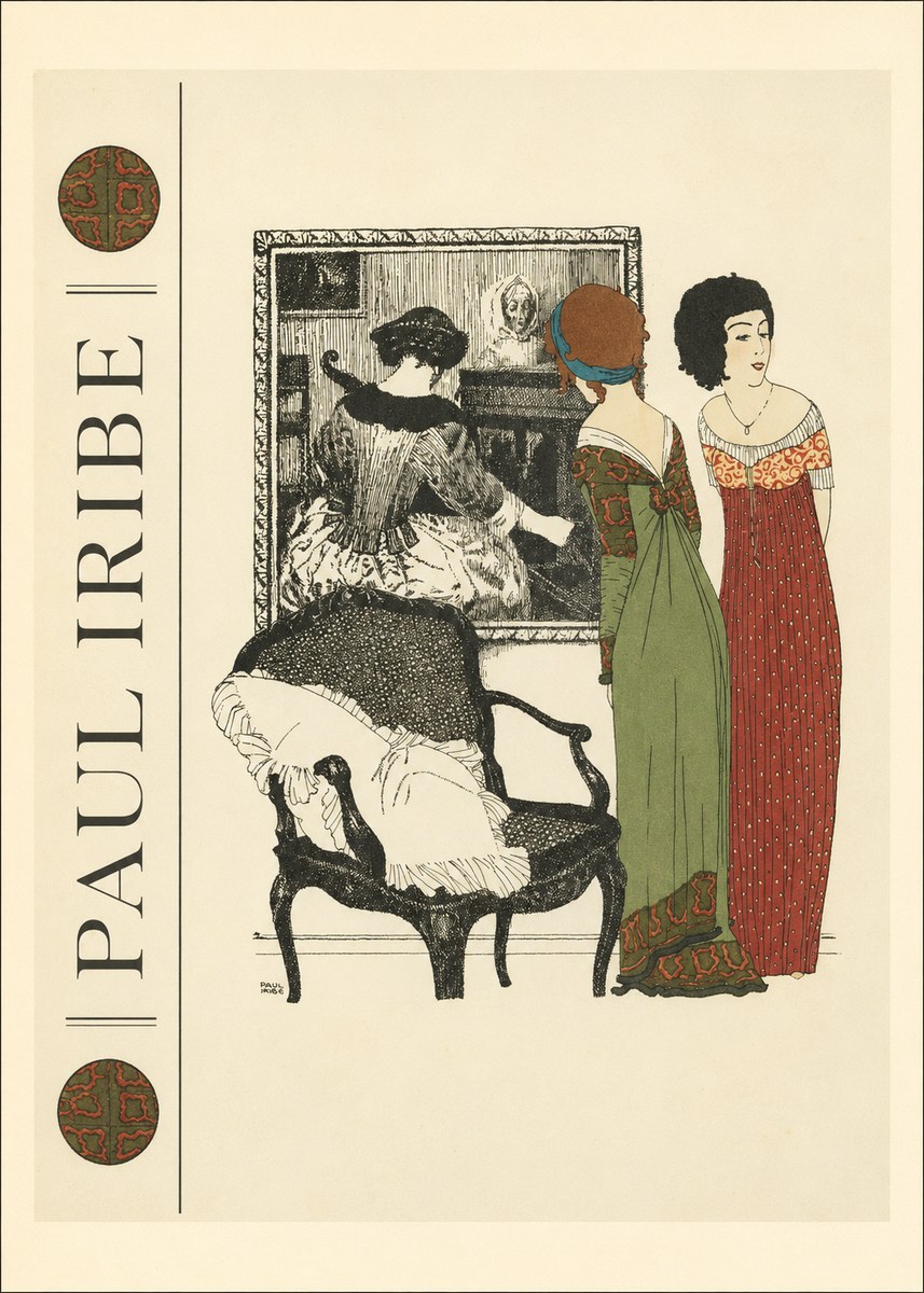 Paul Iribe Elegant Interior Scene No3 - Plakát