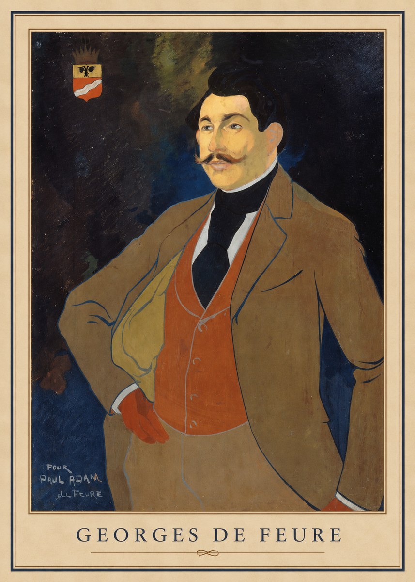 Georges de Feure Portrait De Paul Adam No4 - Plakát