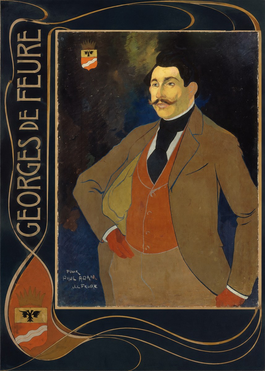 Georges de Feure Portrait De Paul Adam No5 - Plakát