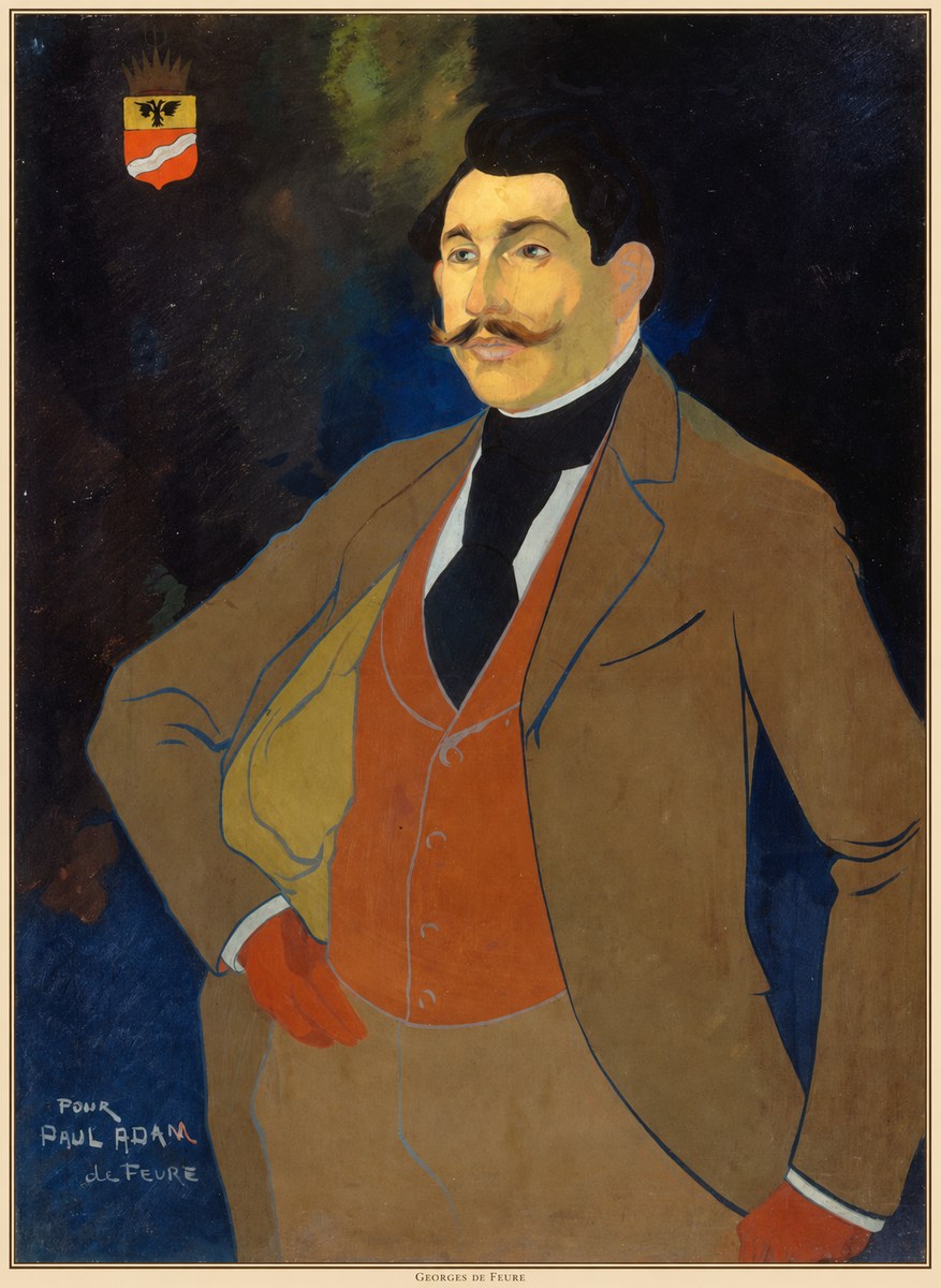 Georges de Feure Portrait De Paul Adam No6 - Plakát